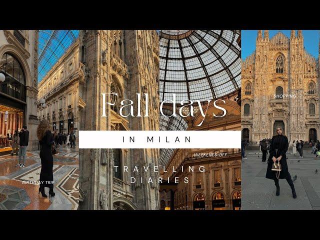 Cozy fall days in Milan | Shopping | Sightseeing | Italy vlog