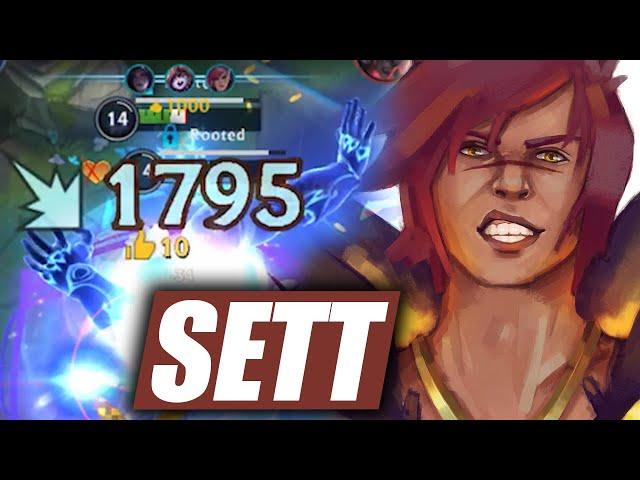 Wild Rift SETT is OP 1795 True Damage!!