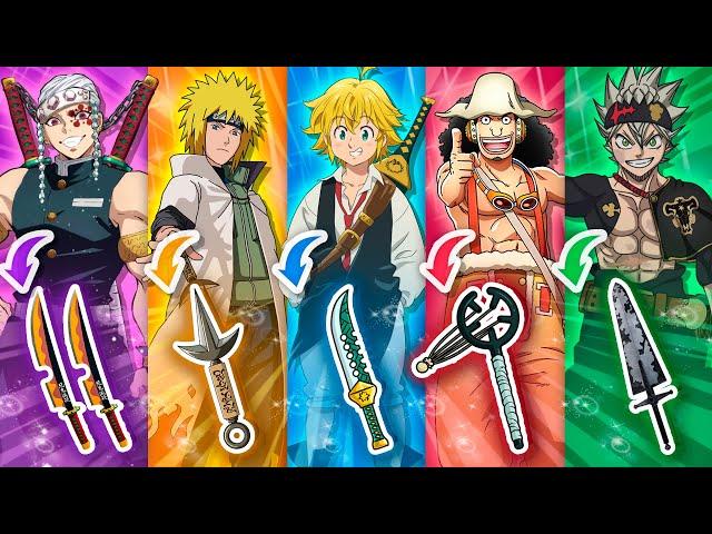 Can you Guess the Anime Character Weapon? ️ How much do you know about anime?  Anime Quiz 