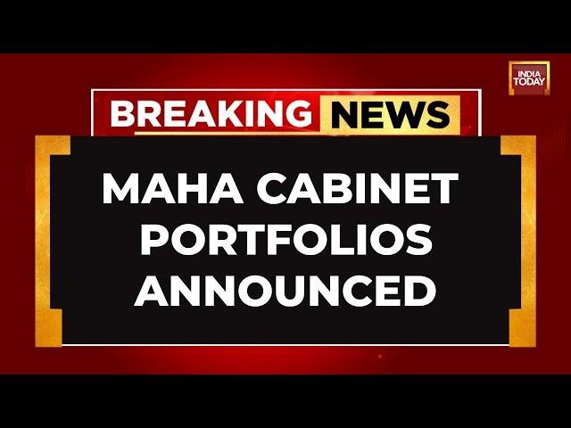 BREAKING NEWS: Maharashtra Cabinet Portfolios Announced | CM Fadnavis Keeps Home Ministry