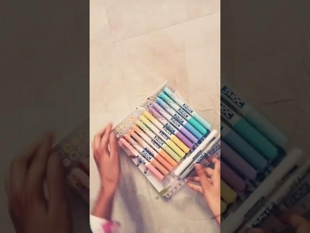 Dom's sketch marker unboxing very beautiful shades ️️️️