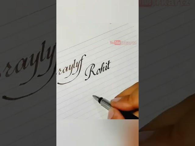 #craylyfrohit tag them | satisfying handwriting with parker fountain pen #calligraphy #rkartz