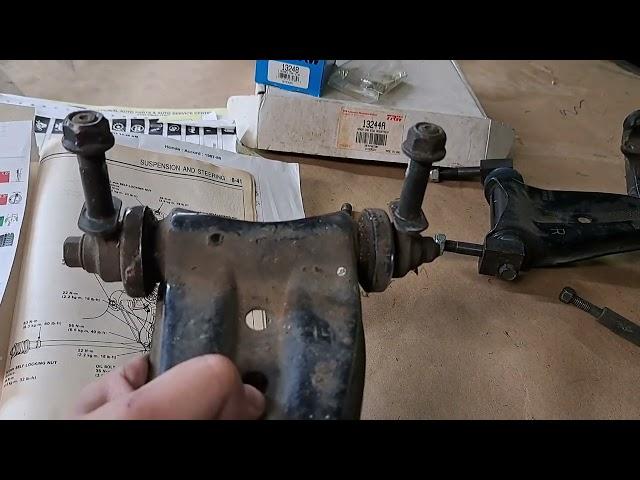 1988 Honda Accord adding negative camber to the front.