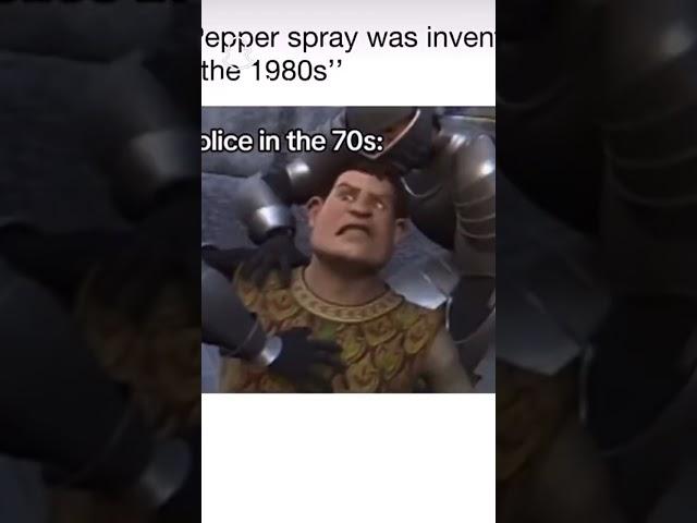 Pepper spray was invented in the 80s