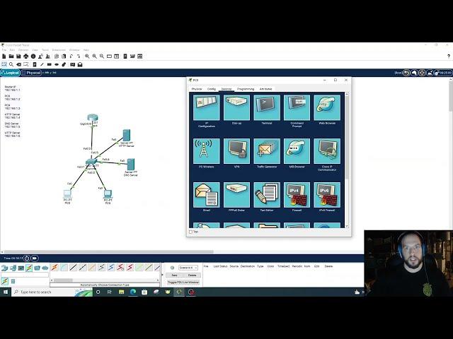 Configure a DNS and HTTP Server using Cisco Packet Tracer | IPvChris