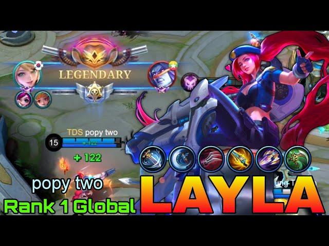 Legendary Layla Late Game Monster - Top 1 Global Layla by popy two - Mobile Legends