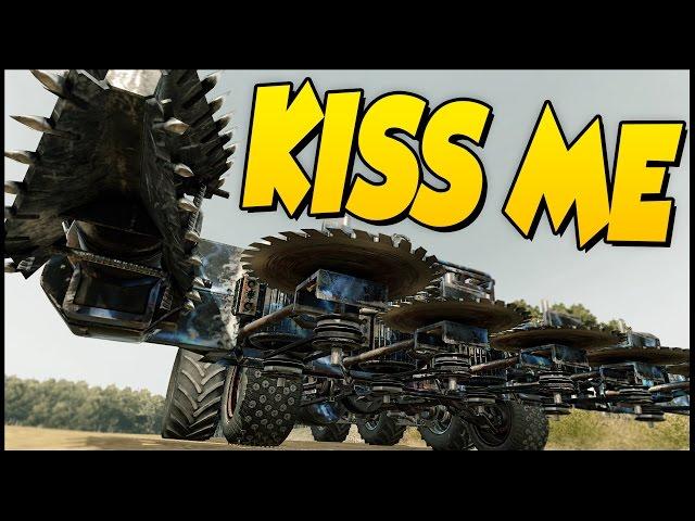 Crossout  BEST VEHICLE -  Let Me Kiss You! - Melee Build Buzzsaws & Augers [Crossout Gameplay]