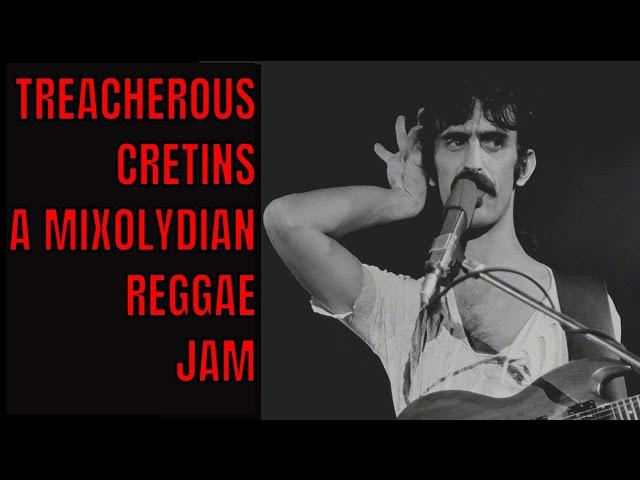 Treacherous Cretins Backing Track Pt 2 | Frank Zappa Style Guitar Jam Track (A Mixolydian b6)