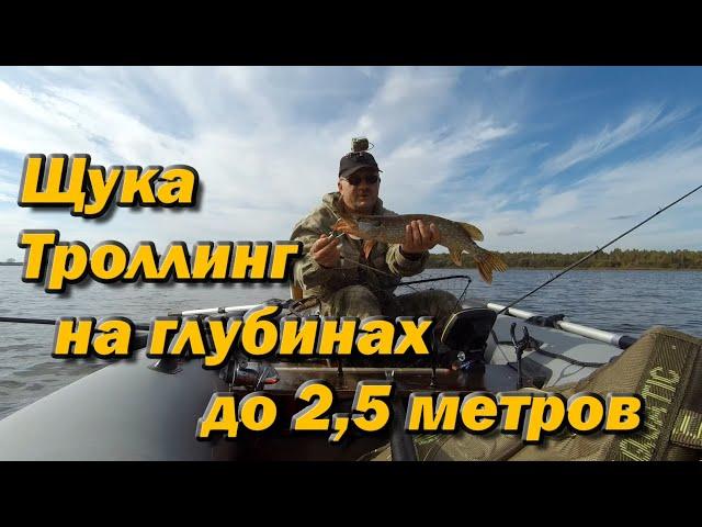 Щука Троллинг на глубинах до 2,5 метров