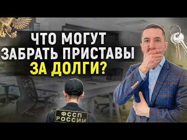 Это заберут приставы за долги и кредиты? Какое имущество неприкосновенно? Опись имущества