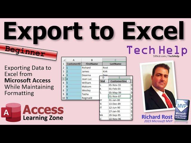 Exporting Data from Microsoft Access to Excel With Formatting