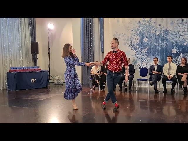 Artur Radzikhovsky & Mariya Khlebnikova. 1st place Dress Up JackPot JnJ. Swing & Snow 2023 | WCS