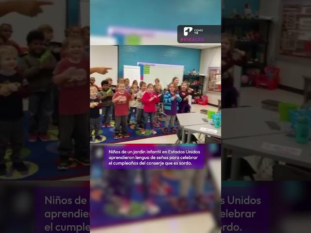 #Virales niños conserje sordo | Canal 1