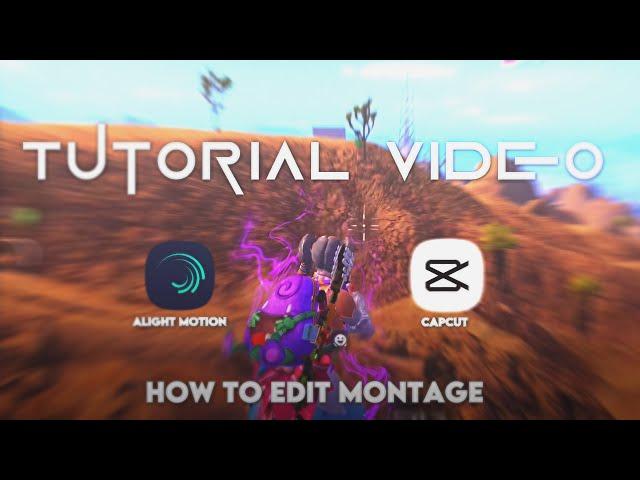 How To Edit Montage Alight Motion And Capcut BGMI & PUBG Mobile Tutorial Video