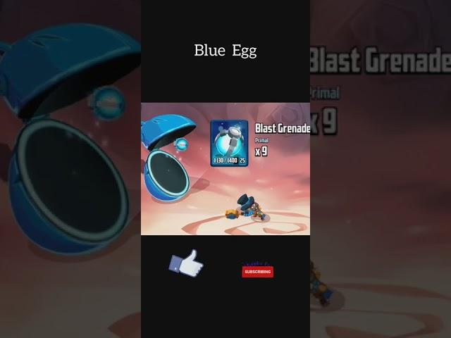  What's inside of Blue Egg in Badland Brawl? 