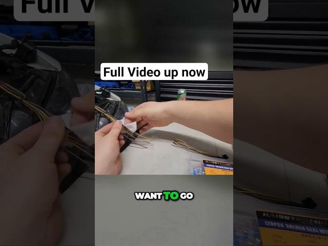 Mastering the Perfect Wire Connection: A Clean Cut & Enhance Preformance #automobile #bmw #mechanic