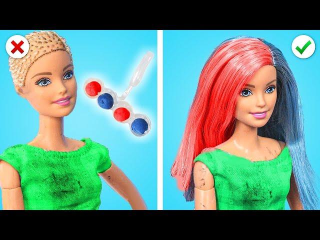 Hilarious Doll Transformations: Nail Fixes, Bath Mishaps & More! Artool!