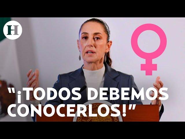 Claudia Sheinbaum anuncia creación de la Cartilla de Derechos de las Mujeres