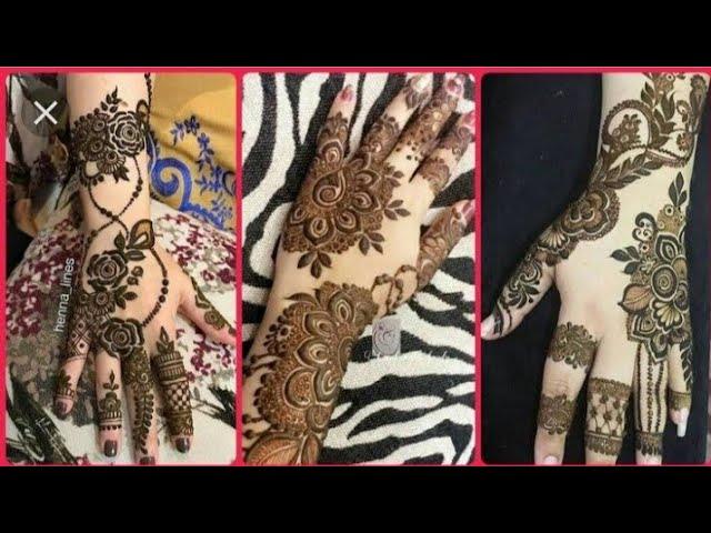 Top 10 latest khafif Mehandi designs 