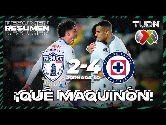 HIGHLIGHTS - Pachuca 2-4 Cruz Azul | Liga Mx -AP2024 - J10 | TUDN