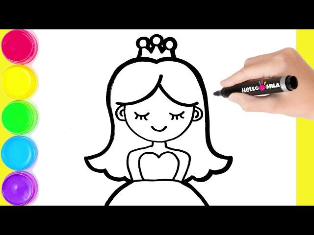 How to Draw a Princess, Cat, Girl and Shoes | Drawing Tutorial Art