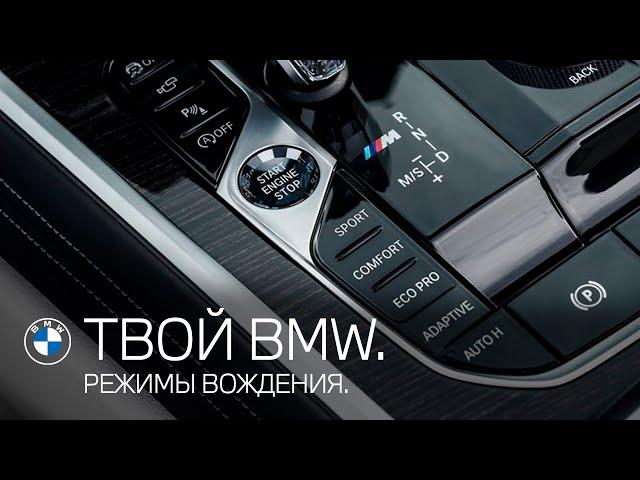 Режимы вождения автомобиля. ТВОЙ BMW.