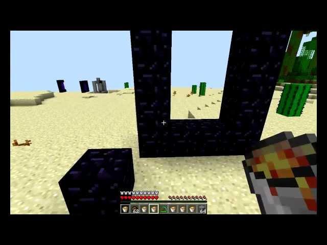 Как сделать портал в ад 2 способа! minecraft (720 HD)