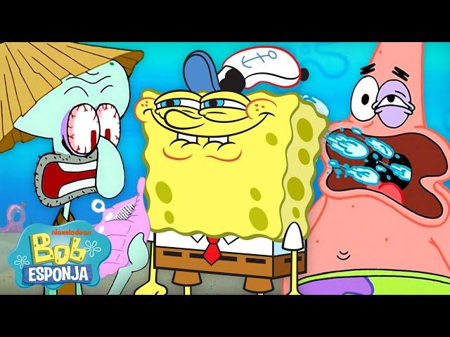 Bob Esponja | Maratón de la temporada 3 de Bob Esponja  | Compilación de 52 minutos | Español