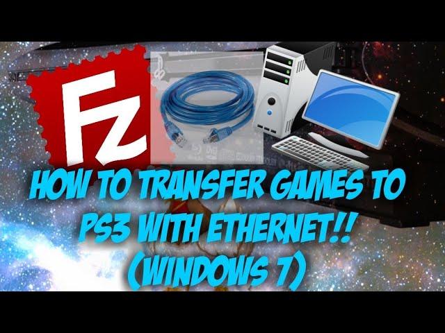 How to transfer ps3 games to ps3 with ethernet on HEN (Windows 7)