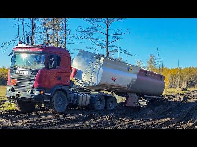 Off-road doesn't forgive mistakes! Powerful trucks TATRA, KAMAZ, SCANIA, VOLVO work off-road!