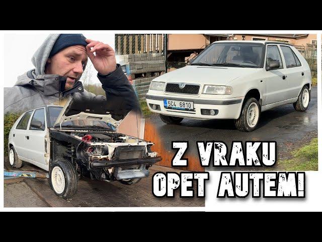 Z Vraku Zase Auto  Karlova Škoda Felicia hotová  Miš Maš vlog 159 #bezkomprese