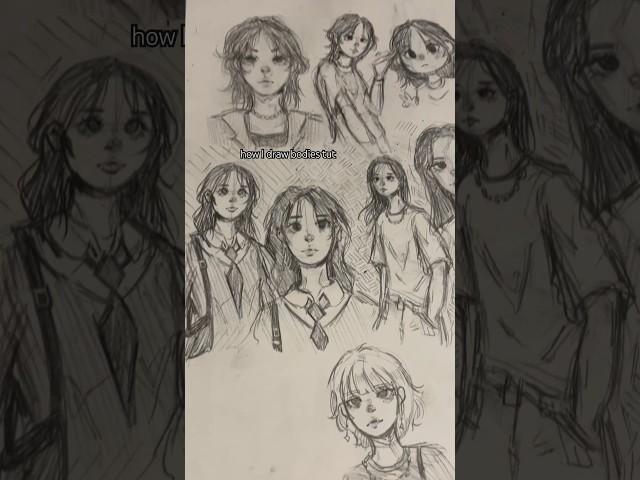 how I draw bodies tutorial || art tutorial #arttutorial #tutorial #art #shorts
