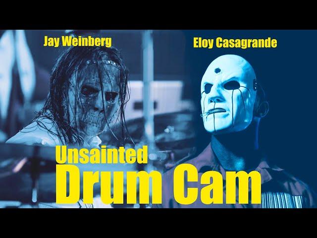 Jay Weinberg vs Eloy Casagrande - Unsainted - Drum cam comparison.