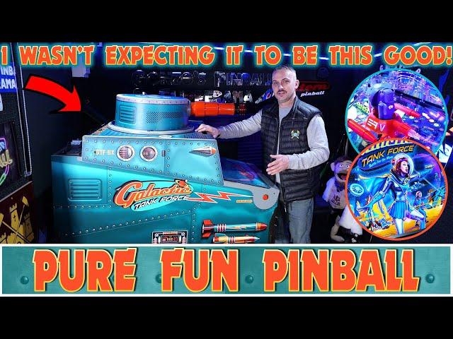 A Surprisingly Fun Game | Galactic Tank Force Pinball Machine Review & Initial Reaction
