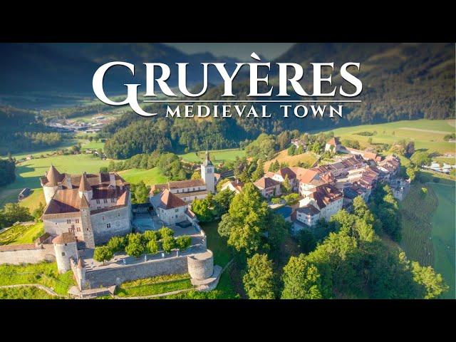 Gruyères SWITZERLAND – Medieval Town and Home to the world Famous Cheese! Beautiful Swiss Village