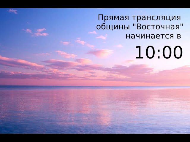 Прямая трансляция пользователя Адвентисты Москвы. Община "Восточная"