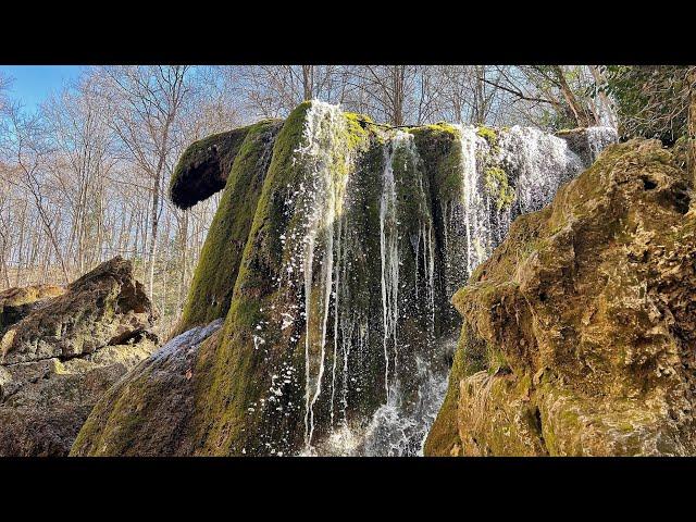 НЕПОВТОРИМАЯ КРАСОТА.Ущелье Малый каньон,прекрасный водопад Серебряные струи, даже после разрушения