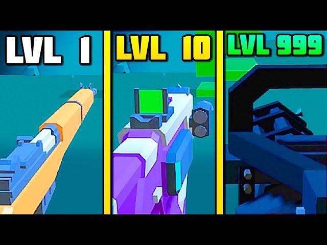 ЭВОЛЮЦИЯ ПУШЕК ЧТОБЫ ИСПЫТАТЬ СЕКРЕТНЫЕ ВИДЫ ОРУДИЙ В ИГРЕ GUN BREAKER!