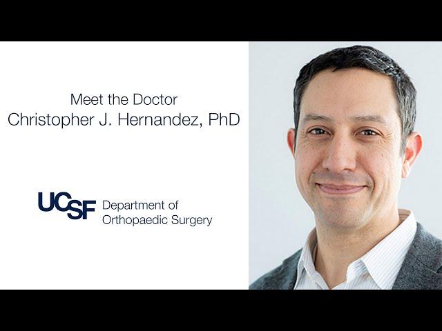 Meet the PhD, Christopher J. Hernandez