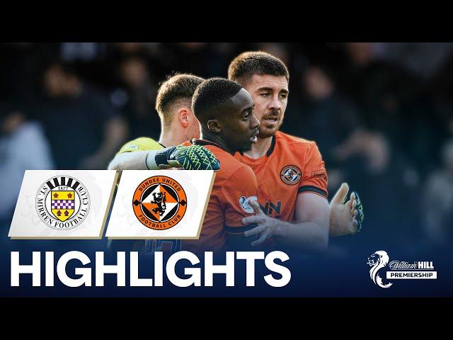 St. Mirren 0-1 Dundee United | Adegboyega Pounces to Snatch All 3 Points! | William Hill Premiership