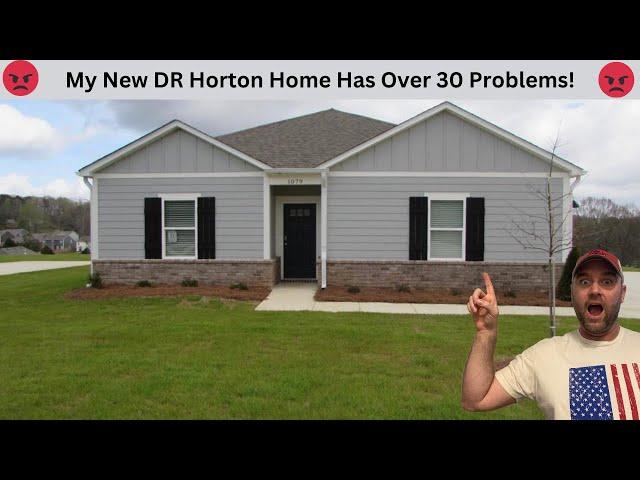 My New DR Horton Home - Home Inspector Finds Over 30 Problems!