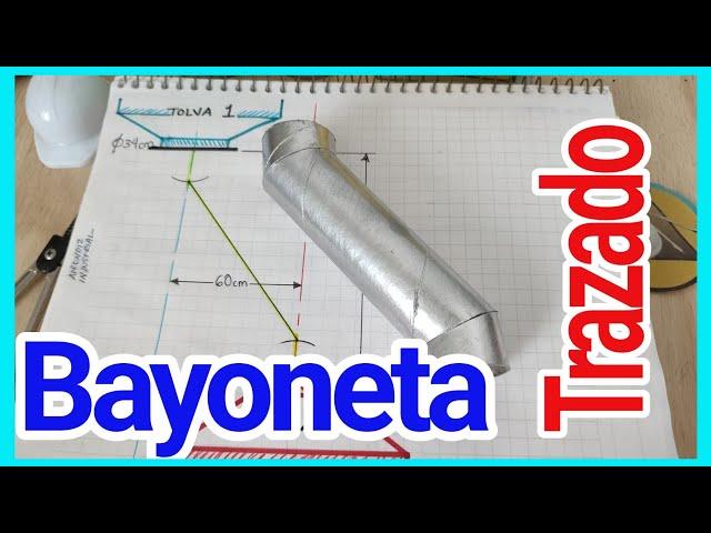 Trazado de bayoneta sencilla