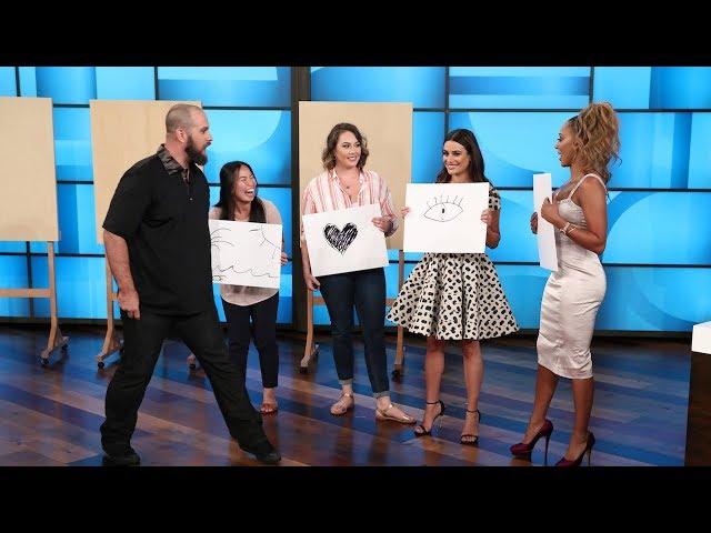 Lea Michele and Mel B Impressed with Magic Tricks by Magician Jon Dorenbos