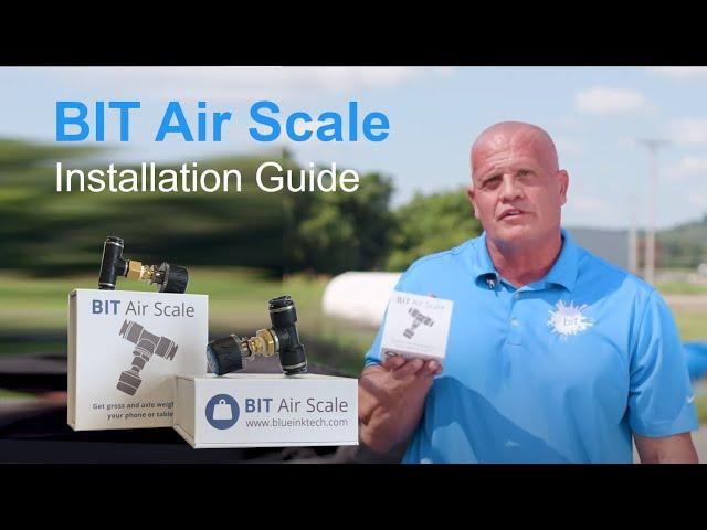 Blue Ink Tech Air Scale Installation Guide