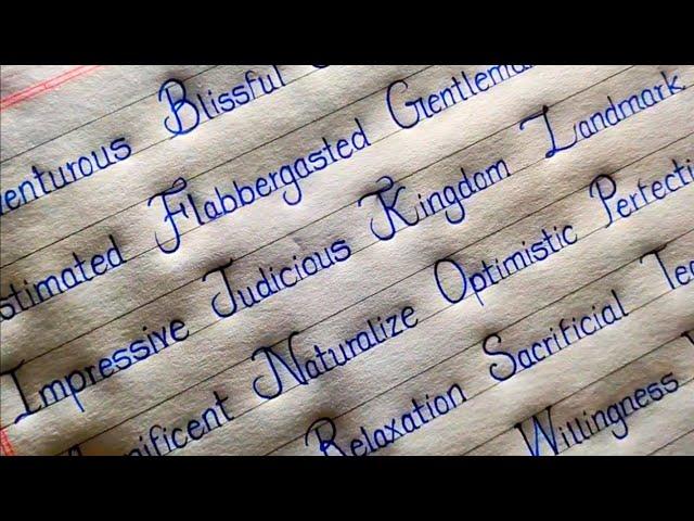 English handwriting practice| Neat and Clean handwriting| Improvement| A to Z alphabet practice word