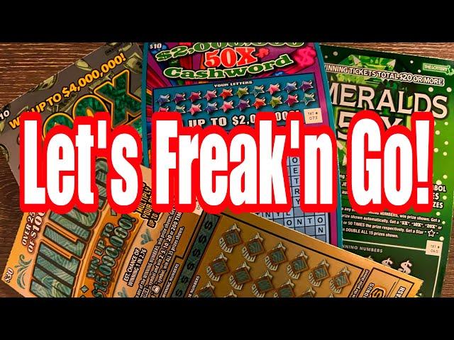 LET’S FREAK’N GO - MASS LOTTERY SCRATCH OFFS