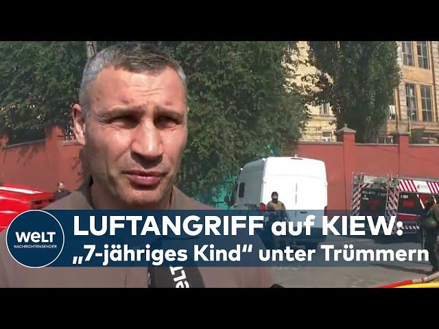 LUFTANGRIFFE AUF KIEW: Vitali Klitschko – „Menschen noch unter den Trümmern“ | UKRAINE-KRIEG