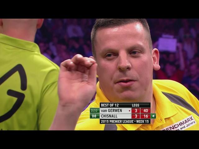 Straight Shootout for Top Spot! van Gerwen v Chisnall - Brighton 2015