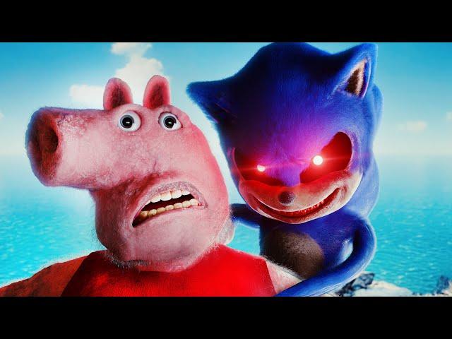 Sonic.exe vs Cursed Peppa Pig