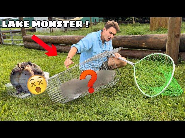 I TRAPPED the LAKE MONSTER that ATE MY TURTLES !